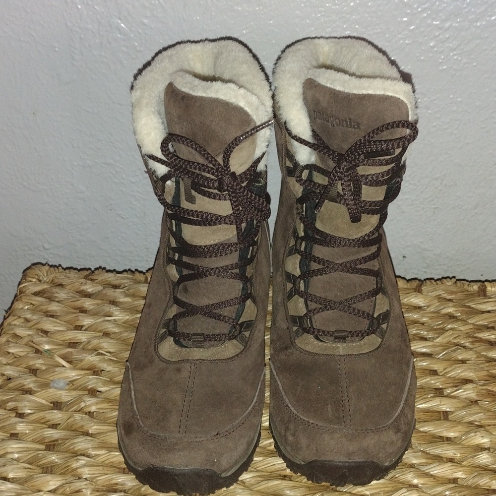 Patagonia Lugano Lace Espresso Waterproof Polartec Mid Boot 6/7 - Picture 2 of 8